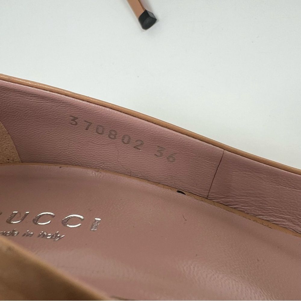 Gucci Gucci Beige Leather Studded Coline Pumps Size 38 - Picture 9 of 13